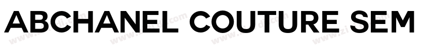 ABChanel Couture Sem字体转换